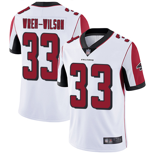 Atlanta Falcons Limited White Men Blidi Wreh-Wilson Road Jersey NFL Football 33 Vapor Untouchable